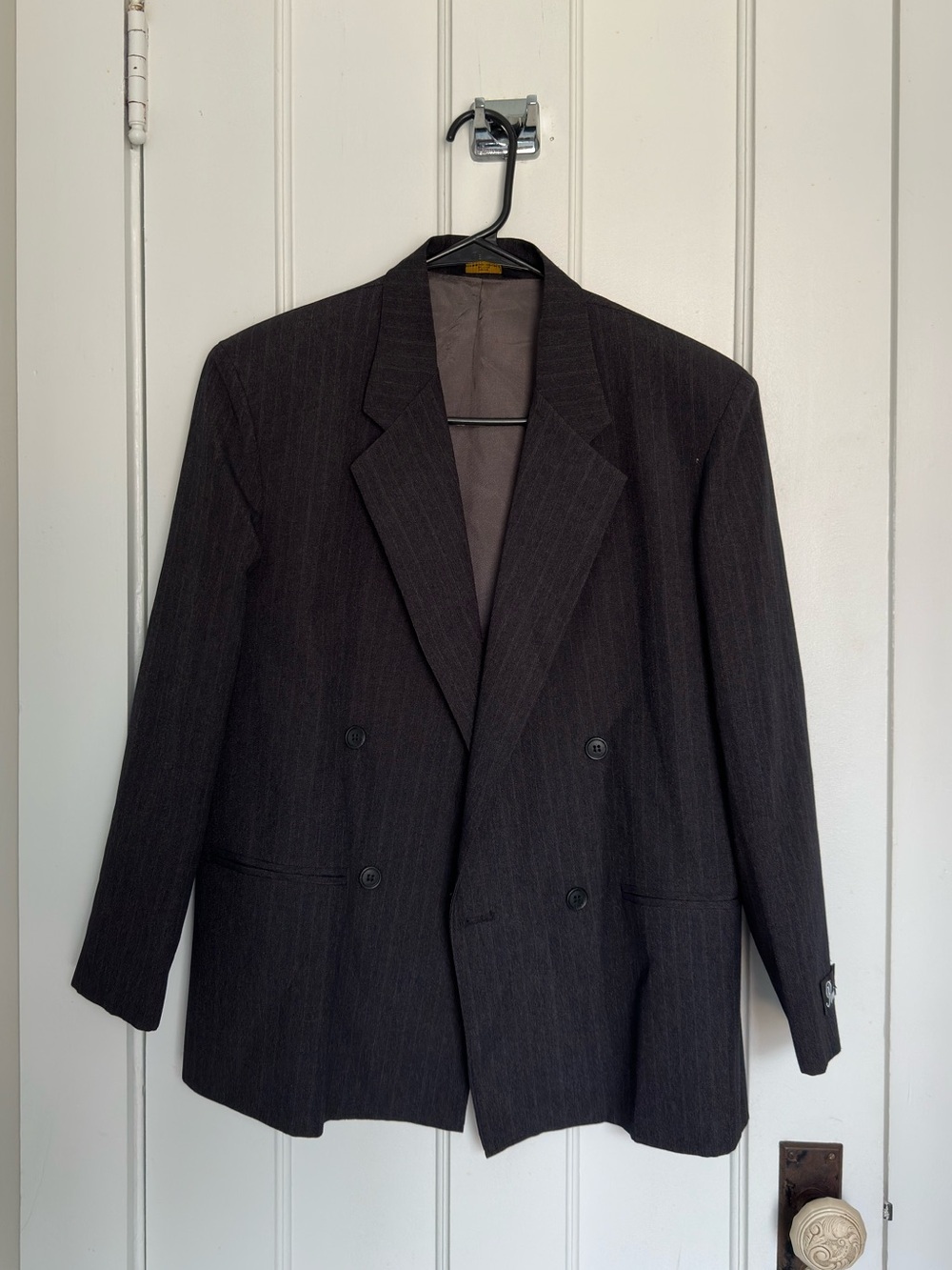 Review Women's Double-Breasted Pinstripe Blazer